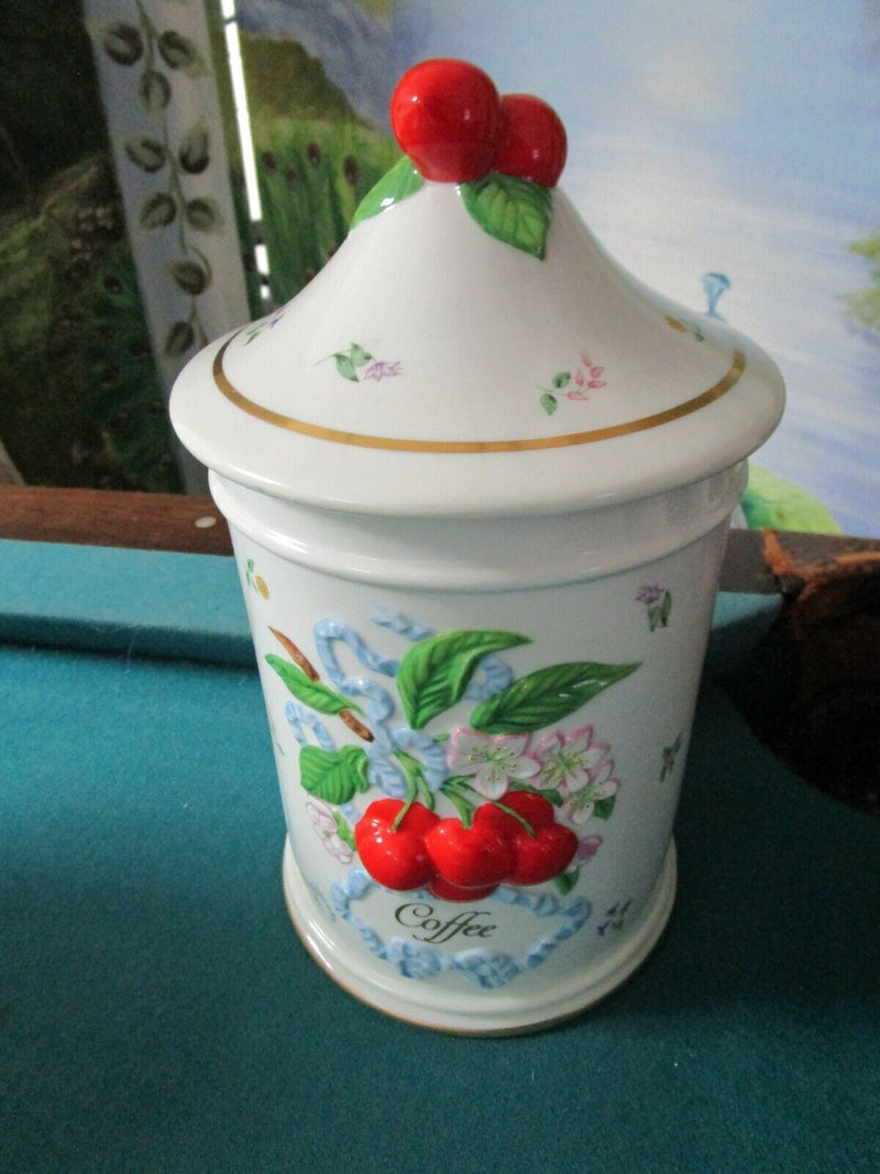 DANBURY MINT CANISTER CORDON BLEU SUGAR TEA PASTA COFFEE FLOUR PICK 1