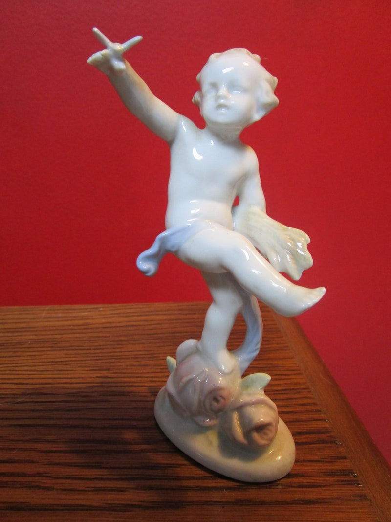 Metzler & Ortloff Ilmenau, Thuringia, Germany 4 angels set C1910s [a*7]