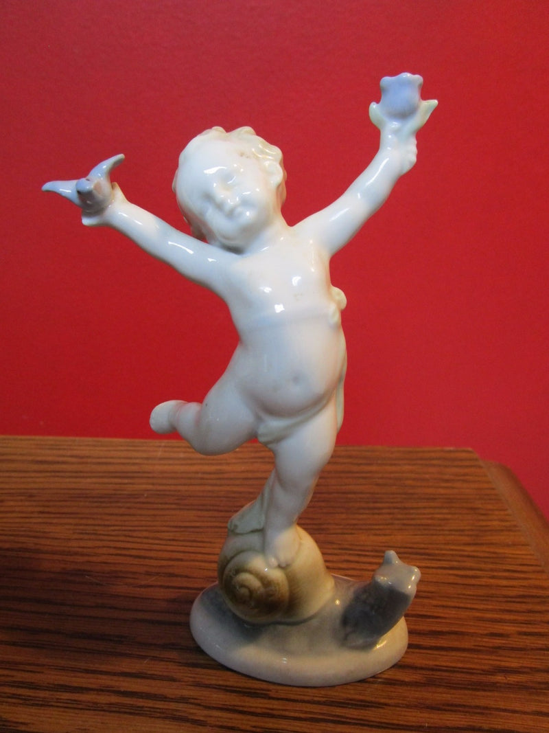 Metzler & Ortloff Ilmenau, Thuringia, Germany 4 angels set C1910s [a*7]