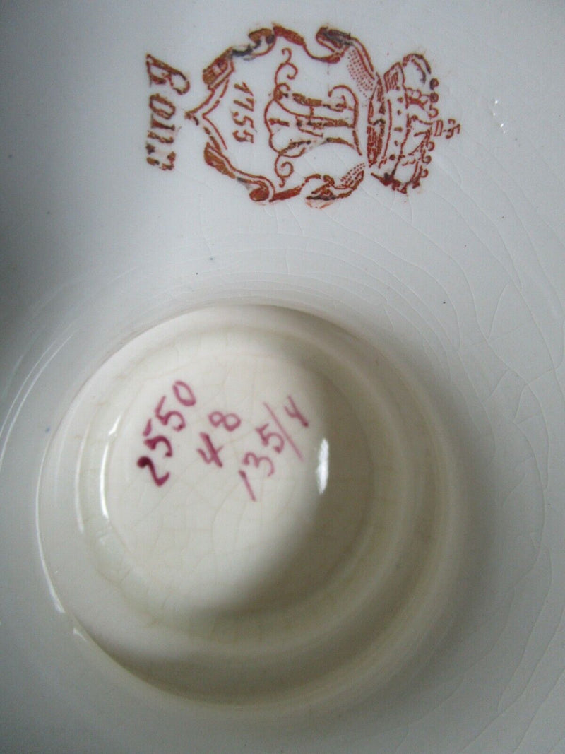 Antique Royal Bonn Vase Chrysanthemum Aesthetic ANTON MEHLEM 17"- 1890s