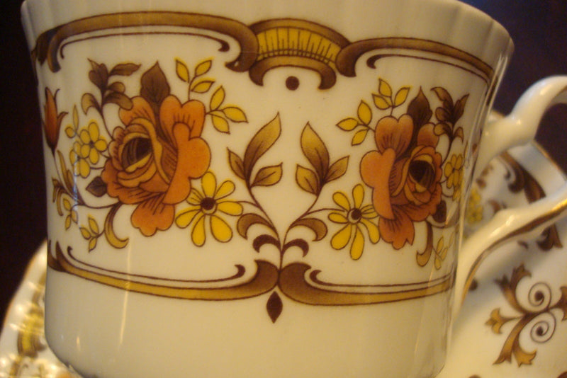 Royal Stafford England Clovelli Pattern cup and saucer ORIG [83C]