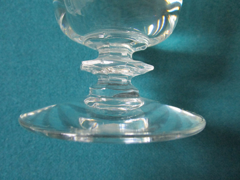 Fostoria 6 Crystal Goblets/Ice Tea Cups, Very Good Condition, 6 1/2" Tall