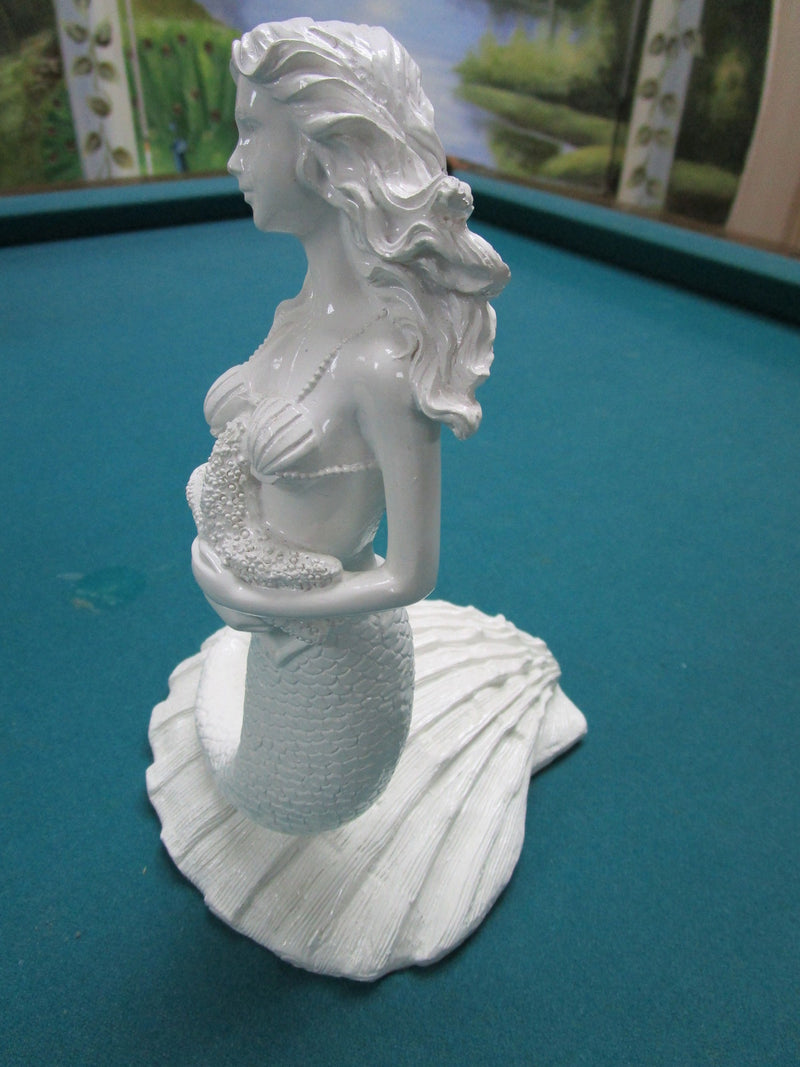 Mermaid sculpture figurine, gorgeous design 9 1/2" x 6"[*mermaid]