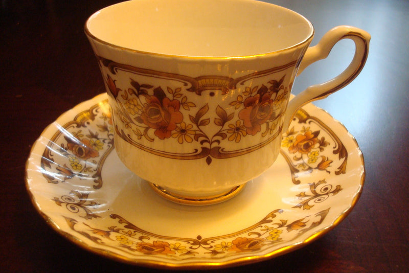 Royal Stafford England Clovelli Pattern cup and saucer ORIG [83C]