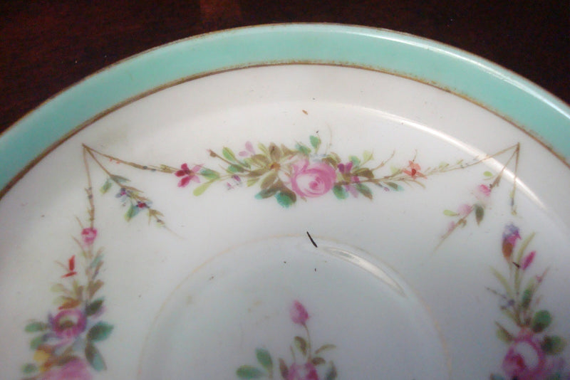 J. MANSARD Paris, 34 RUE PARADIS, France,  CUP & SAUCER[a5#10]