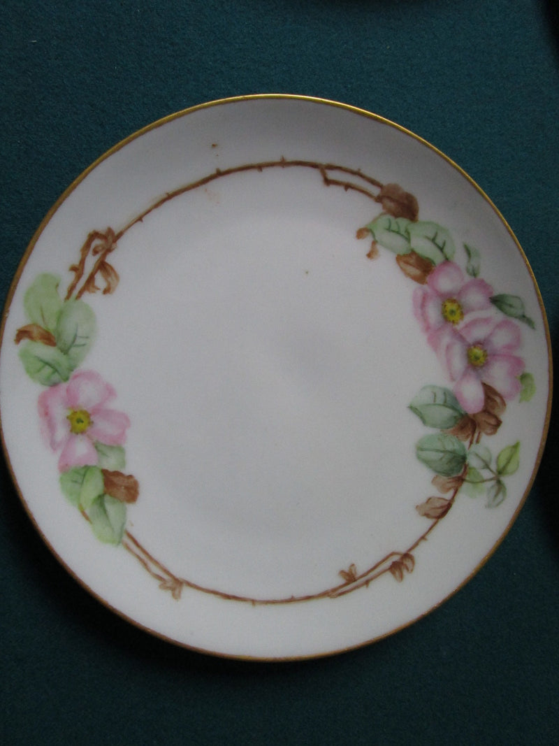 Fritz Thomas Porcelain- Rosenthal Germany- 1950 6 Salad Plates 7 1/2" [*CHINRACK