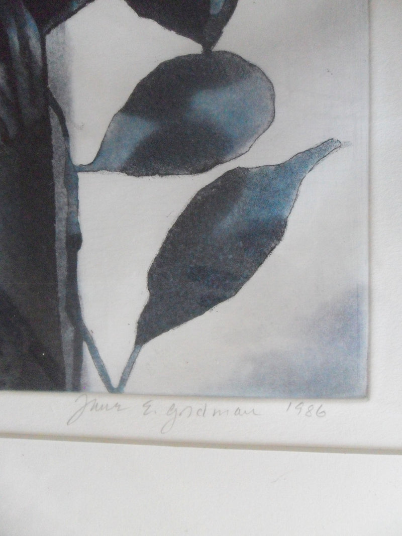 Jane Goldman (American 1951) "Dallas Reflections # 22" 1986, Lithograph signed