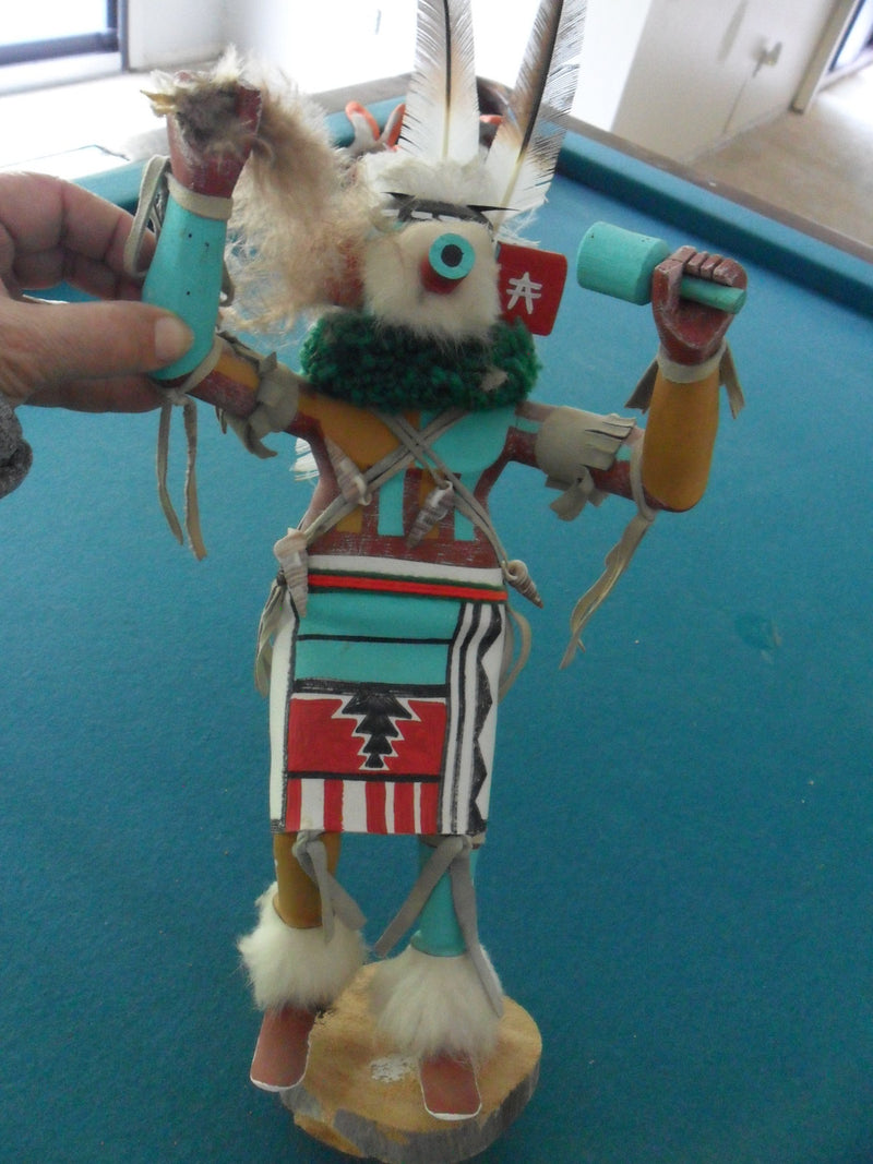 Mary Largo Hand carved and painted "Early Morning" carving Kachina Katsina