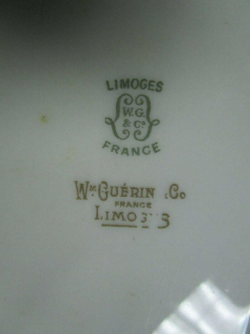 William Guerin Antique Oval Tray Limoges France  17"