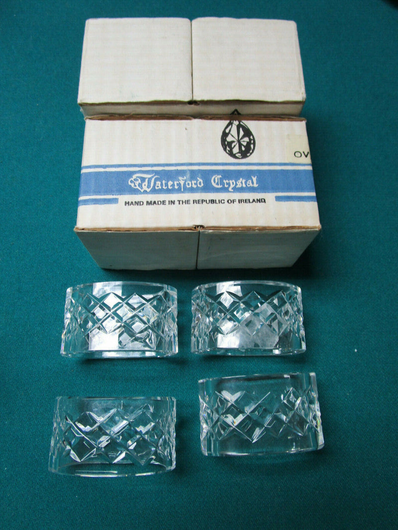 "Waterford" Crystal Vase Bowl Ring Holder Creamer Sugar Mustard Napkin  Pick1 ^^