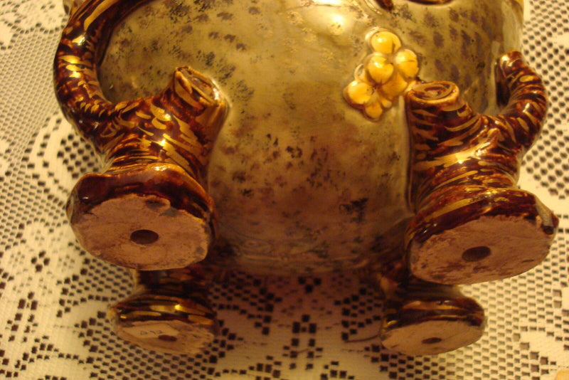 Hautin Boulenger HB & Cie Choisy-le-Roi Faience Japonesque Vase 19th Century