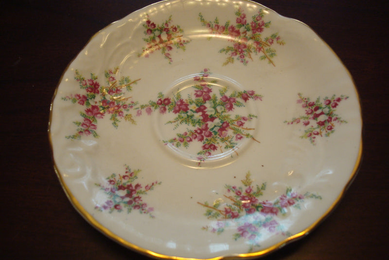 Hammersley Cup And Saucer Purple Flowers Made In England  [a5#10]