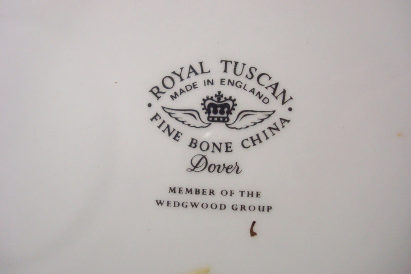 Royal Tuscan England cup and snack tray DOVE pattern [120G]