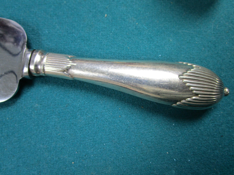 Stainless Cake/pie Server By Hunt Silver Co Sheffield England, sterling handle