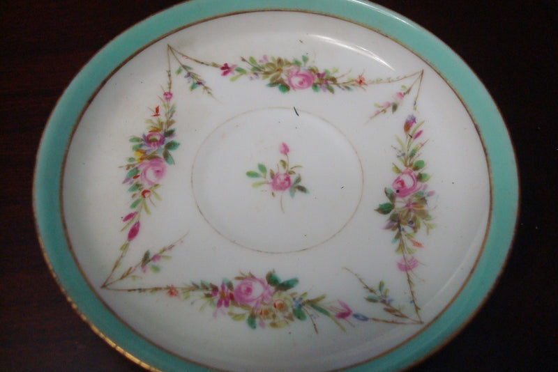 J. MANSARD Paris, 34 RUE PARADIS, France,  CUP & SAUCER[a5#10]