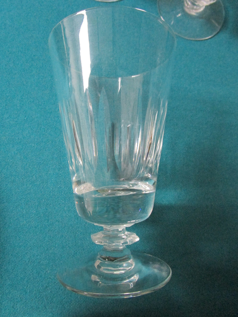 Fostoria 6 Crystal Goblets/Ice Tea Cups, Very Good Condition, 6 1/2" Tall