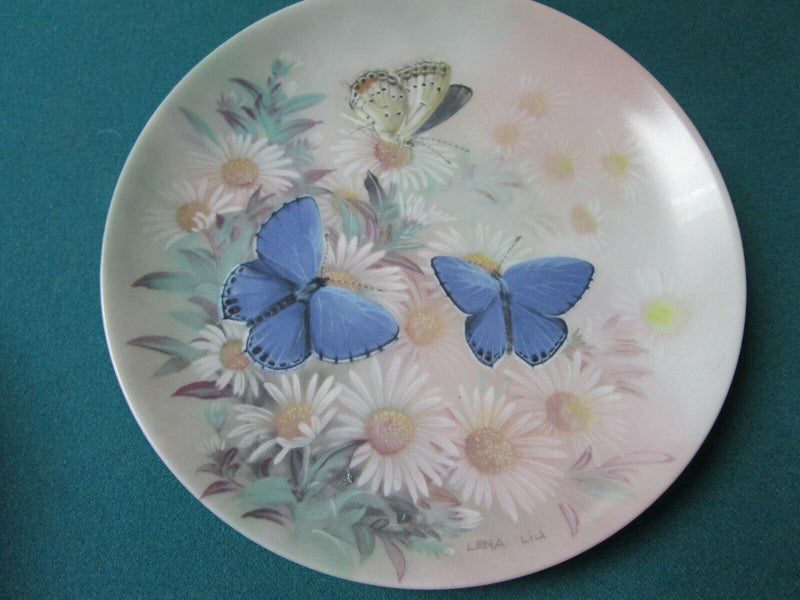 Lena Liu Collector Plates Butterflies Roses Fantasy Dahlia Pick 1
