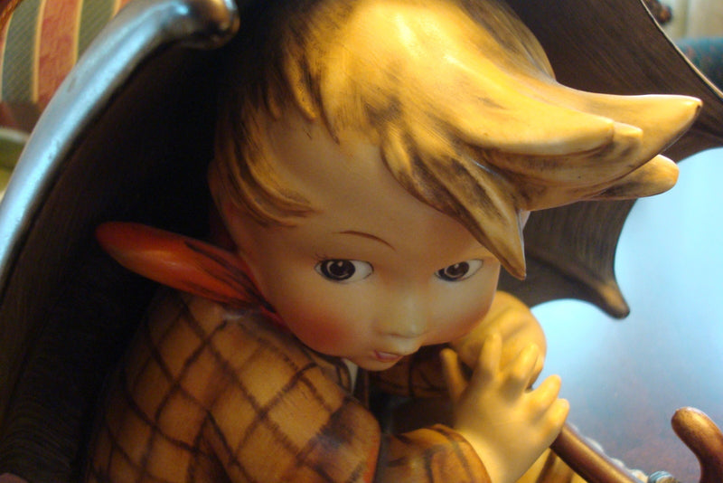 Hummel "Umbrella Boy", TM2, c1950, # 152 A, 8" tall