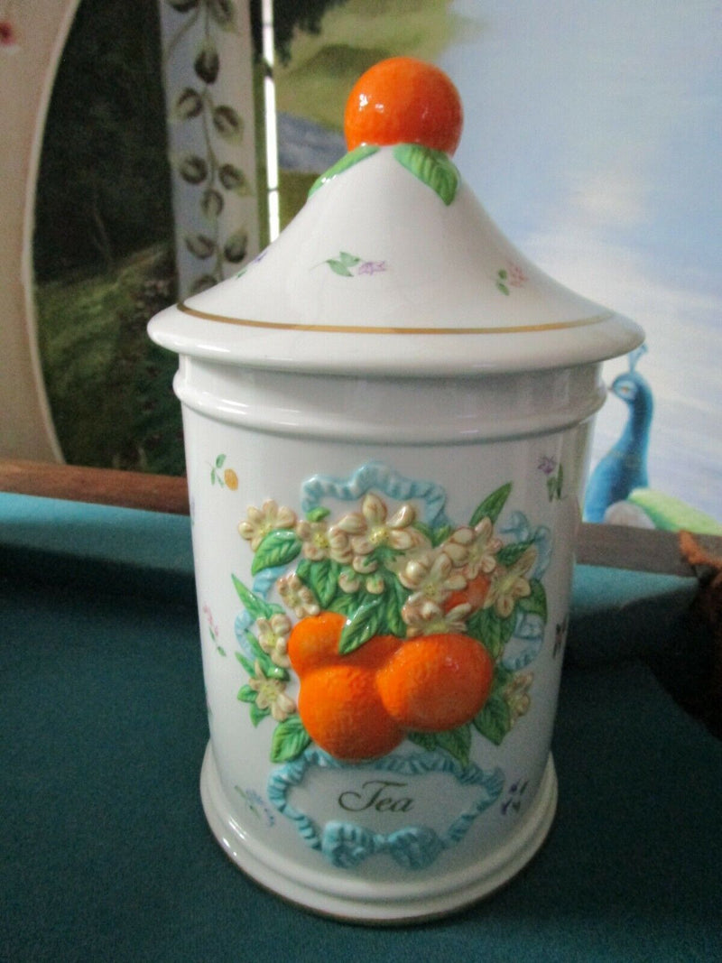 DANBURY MINT CANISTER CORDON BLEU SUGAR TEA PASTA COFFEE FLOUR PICK 1