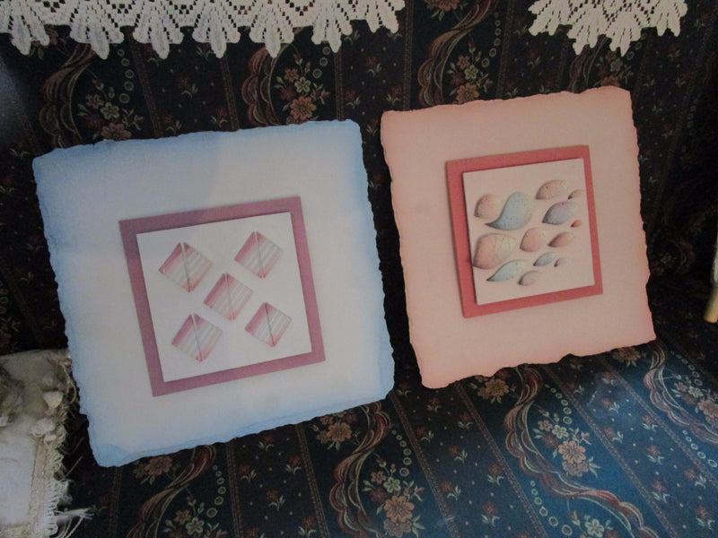 CERAMIC/PLASTER  2 WALL SCULPTURE SIGNED BY WALDEN