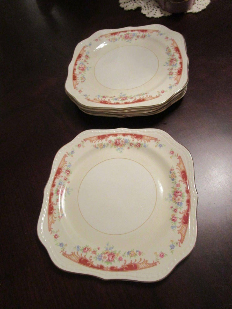 Homer Laughlin England Eggshell Georgian Bouquet Pattern Plates Trays Cups Pick