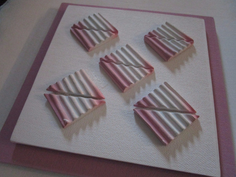 CERAMIC/PLASTER  2 WALL SCULPTURE SIGNED BY WALDEN