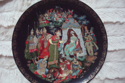 Russian Leyends Collector Plate "The Golden Cockerel" with certs ^^