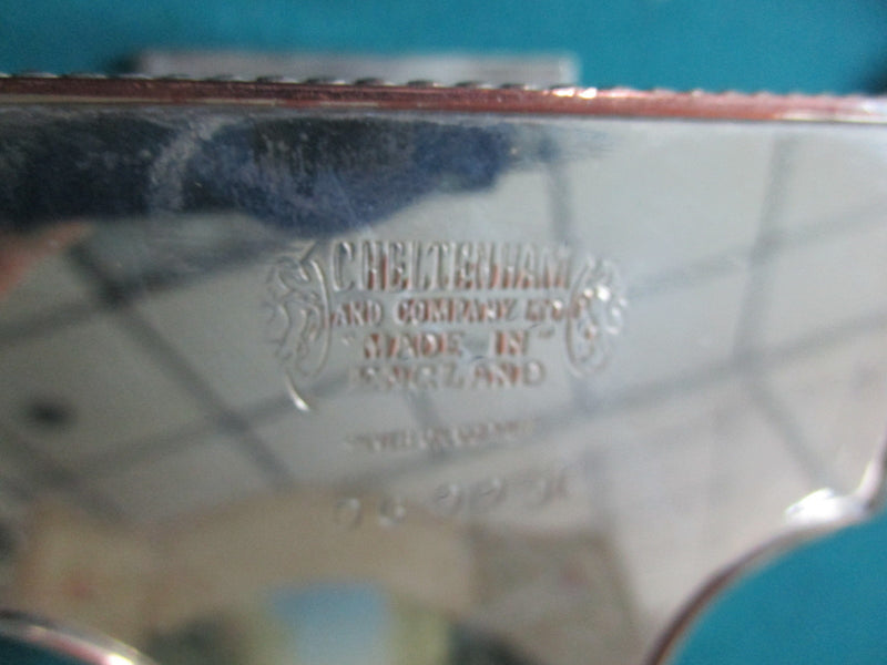 Cheltenham and Co UK Georgian Style  Silver on Copper Tea Caddy Box RARE [81D]