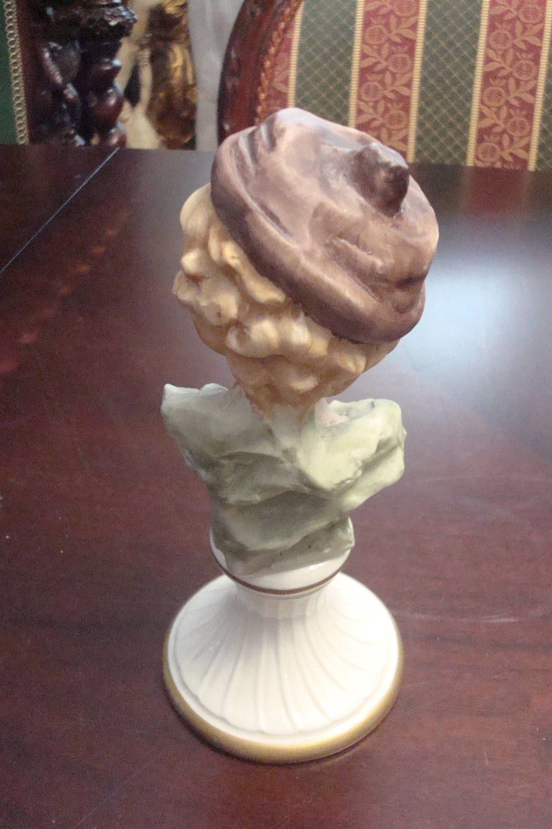 Capodimonte Italy bust of a lady, 8 1/2" tall[8]