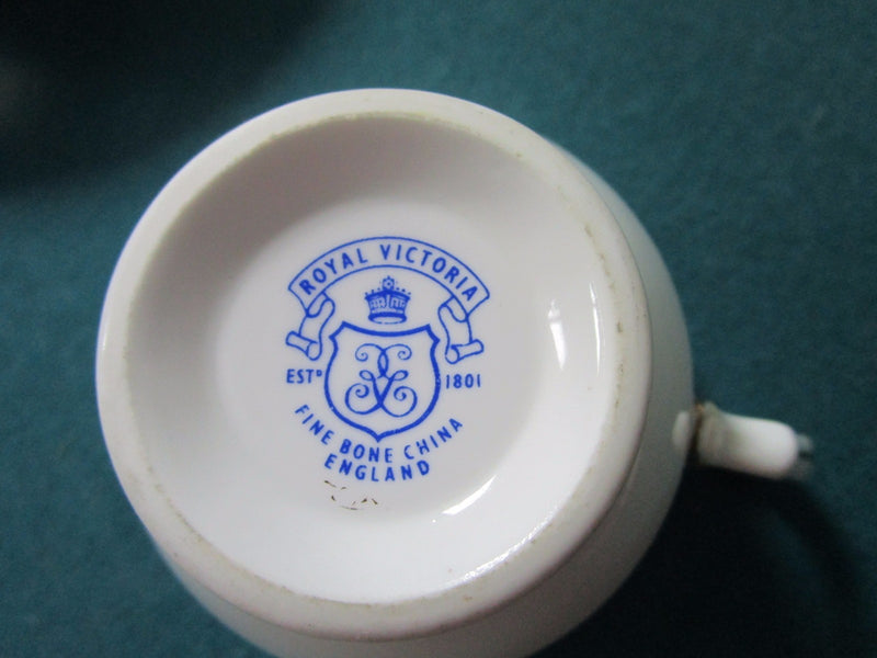 Royal Victoria England Floral Tea Cup And Saucer  Original [65]