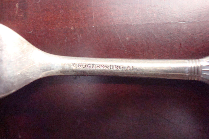 Antique Rogers & Bro.  A1, c1879, Pat. #11171, H.W. Hirschfeld design, 4 forks,