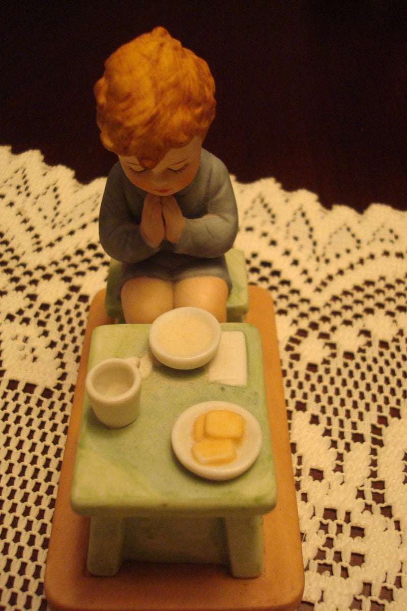 Bessie  Pease Gutmann Sculpture "Thank you God", 1985, AMERICAN HERITAGE