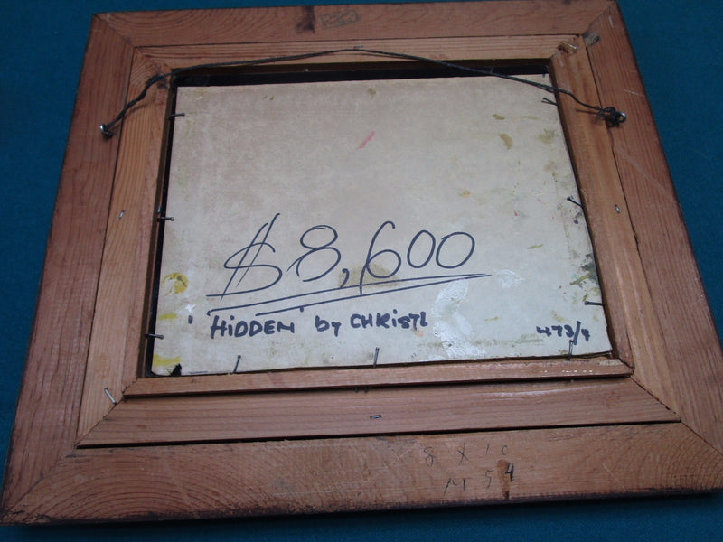 Christl Hansen TEXTURED OIL PAINTING ON CANVAS FRAMED ORIGINAL