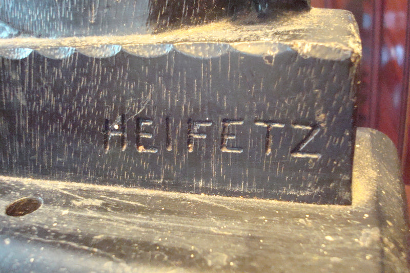 YASHA HEIFETZ 1960s Walnut hand carved Art Deco lamp -base- "Matador" original