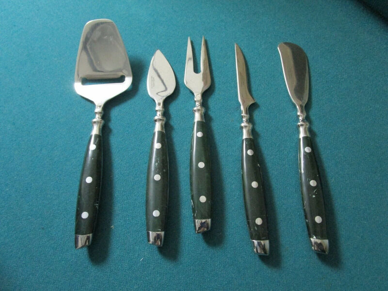 THAILAND FLATWARE BRASS AND WOODEN HANDLE BROWN AND GREEN PICK 1