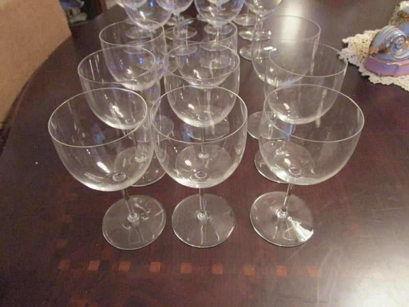 Baccarat clear crystal traditional style goblet FRANCE 5 3/4" x 2 7/8" pick1