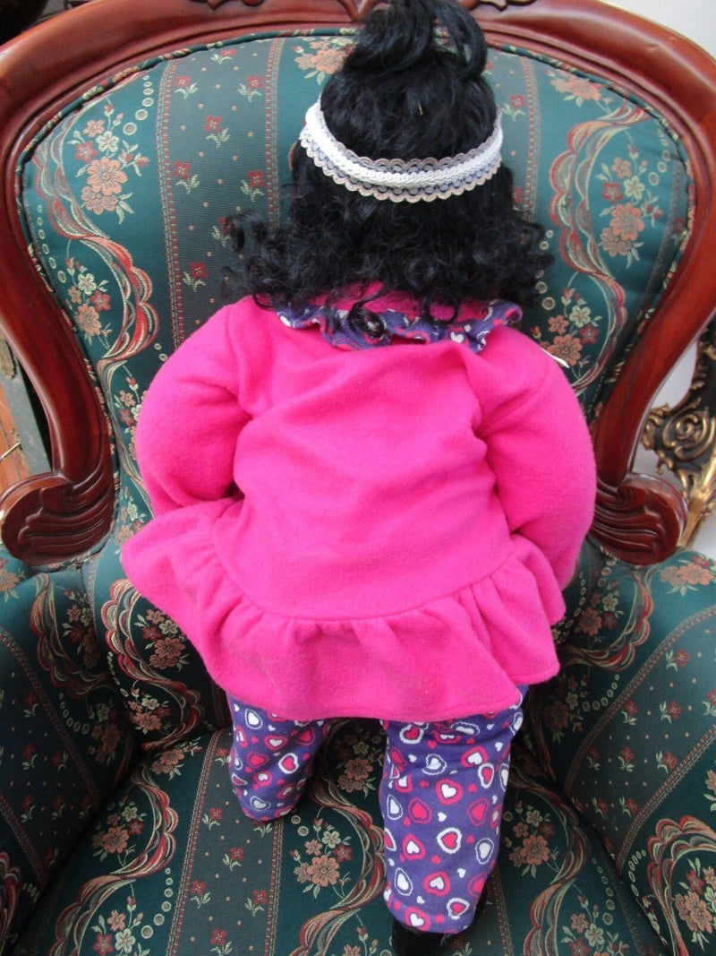 1990S FAYZAH SPANOS DOLL "Twinklee Deer" 25" SIGNED NIB CERTS 350 MADE