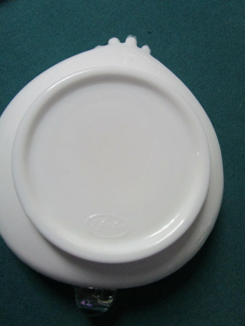 Fenton Silver Crest  3 Pcs, Candle Holders & Candy Dish Silver Crest [130M]