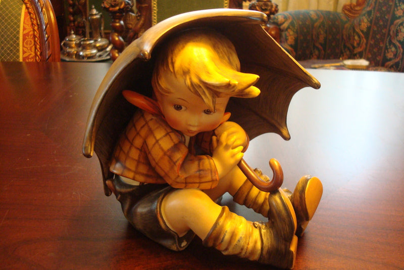 Hummel "Umbrella Boy", TM2, c1950, # 152 A, 8" tall