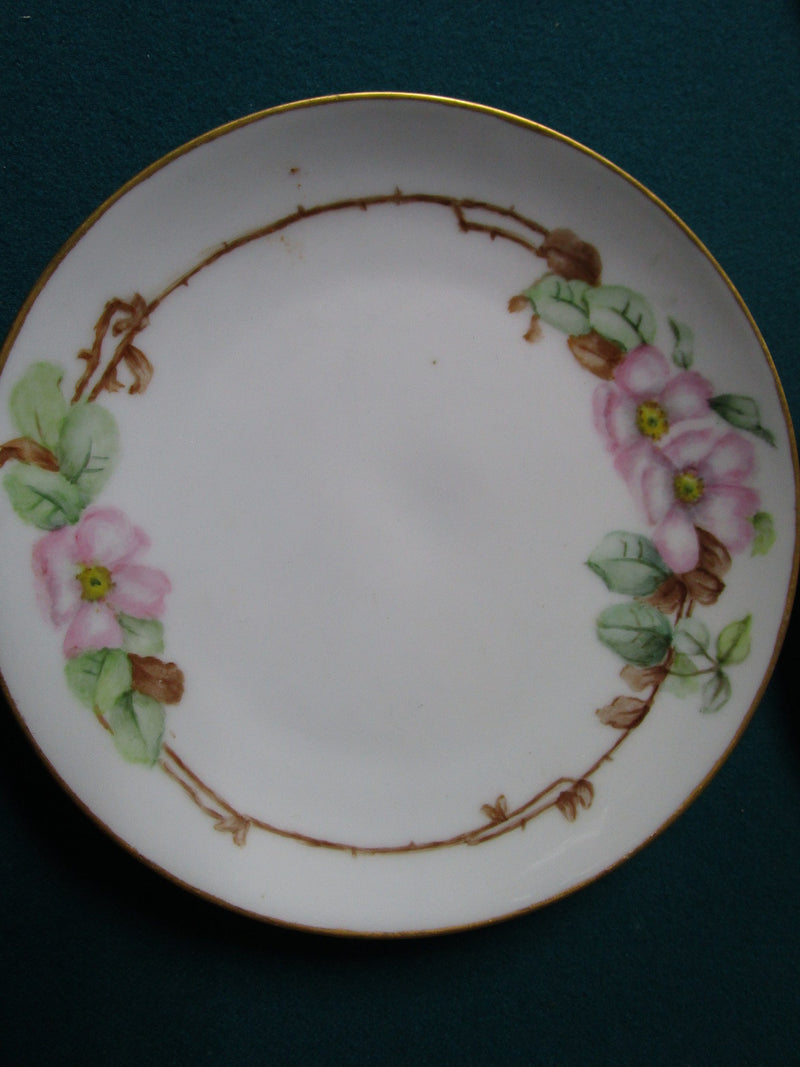 Fritz Thomas Porcelain- Rosenthal Germany- 1950 6 Salad Plates 7 1/2" [*CHINRACK