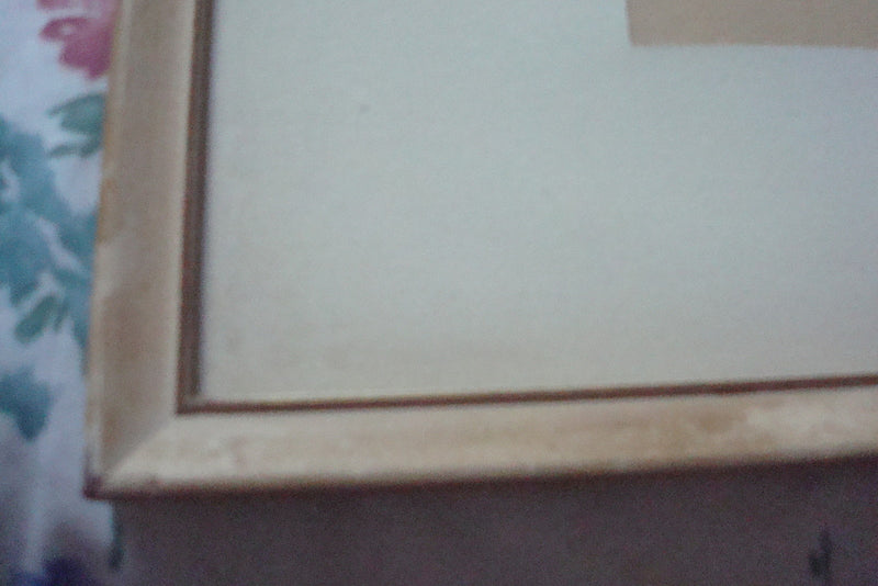 Oil on silk painting of a seal, signed "Kristine", professionally framed