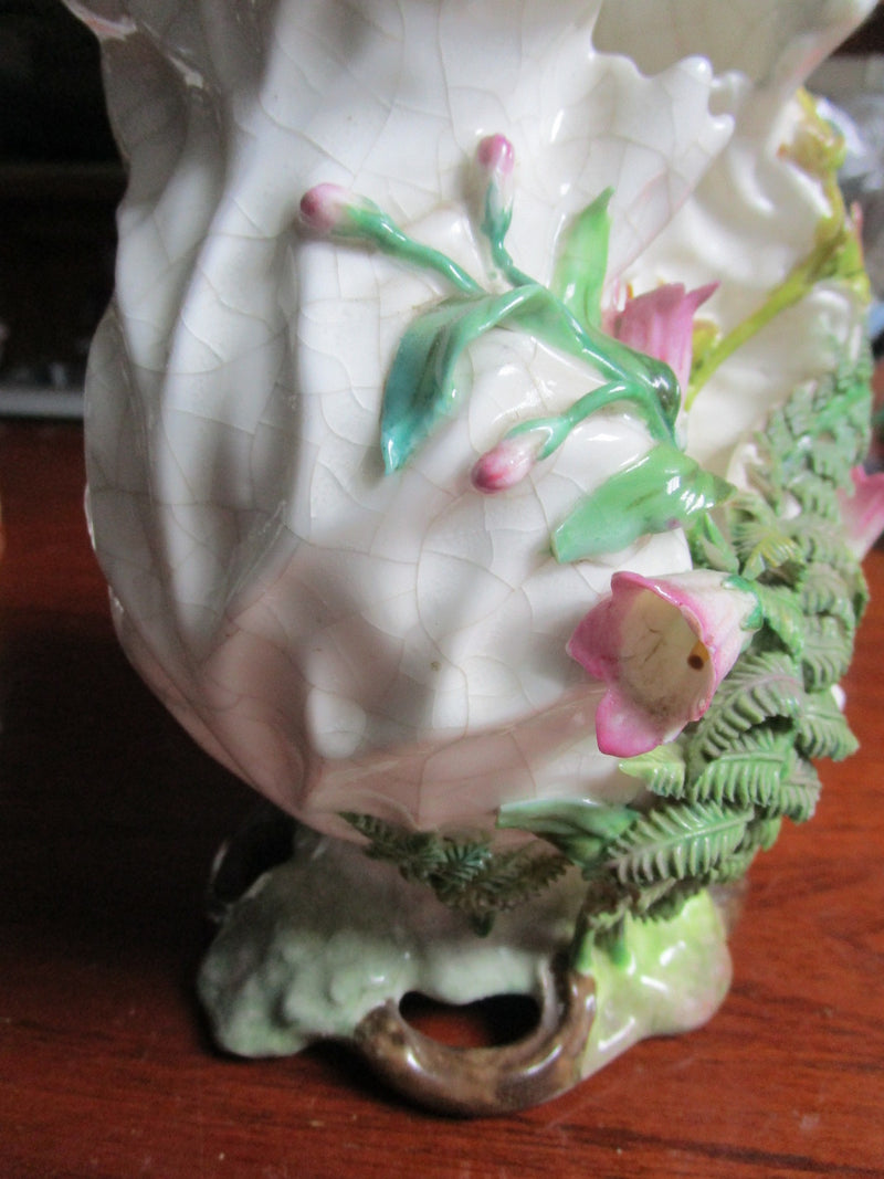 Heinz & Co Germany art deco basket flowers and leaves c1920s -aA