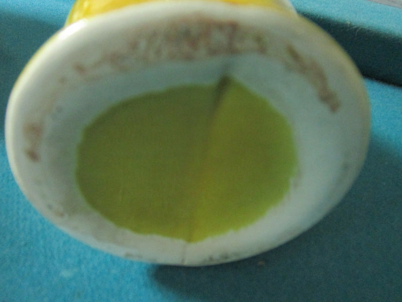 French Siamese Vinaigrette/Huile Bottle, Hand Painted, With Cork Stoppers FRANCE