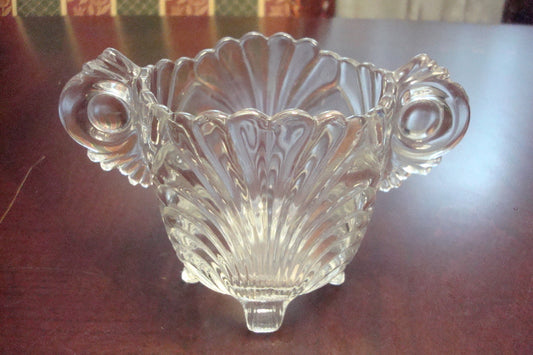 Caprice sugar bowl from Cambridge Pressed  Glass [130M]