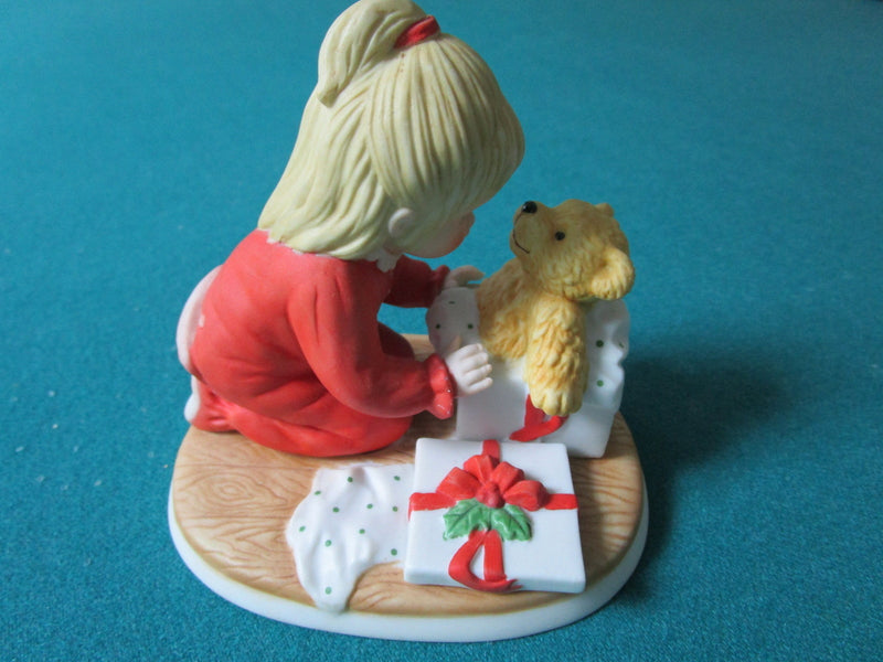 Lenox "Teddy's First Christmas" , fine porcelain figurine[A]^^