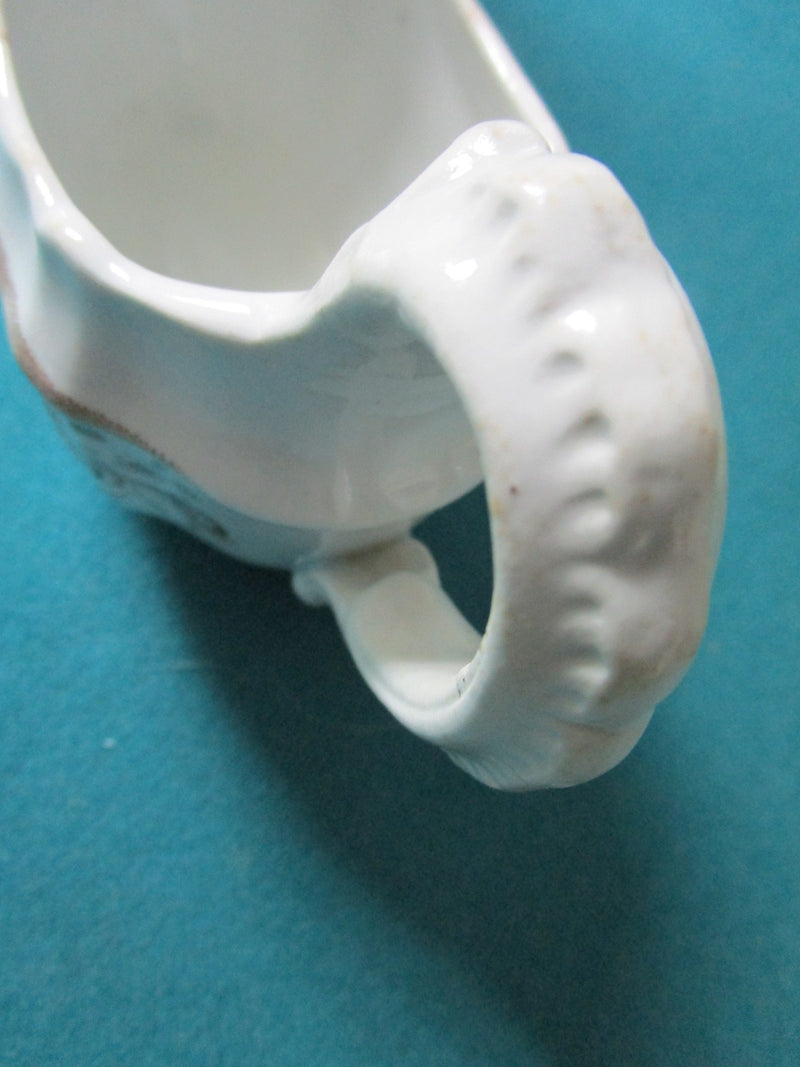 J.H.W. & Sons Hanley England Semi Porcelain Gravy Boat c1920s [85]