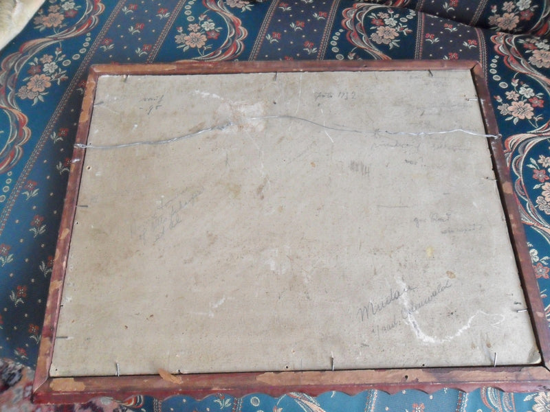 Th. Schallio 1932 Oil painting, 15 x 11 /12