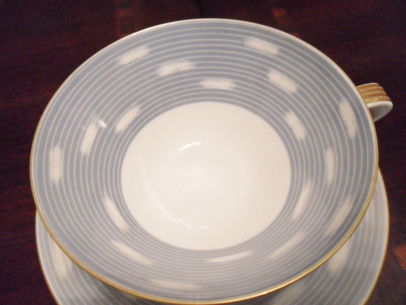 Hutschenreuther Bavaria Selb Germany  Cup And Saucer,  Grey Border Original [58]