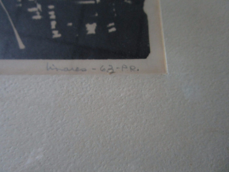 ERNESTO BUTTERLIN AKA LINARES 1917-1964, GERMAN/MEXICAN, LITHOGRAPH "PESCADORES"