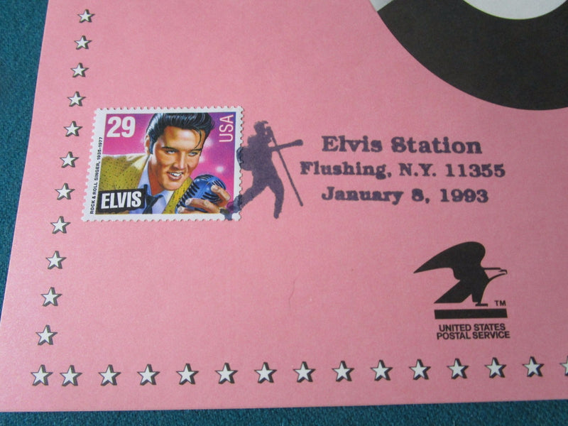 Elvis Presley Stamps "Love Me Tender" 29c Elvis Sta Flushing Queens Ny[*Bookshel